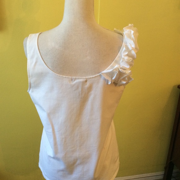 Grace Elements White Cotton Top Size L - Picture 5 of 11
